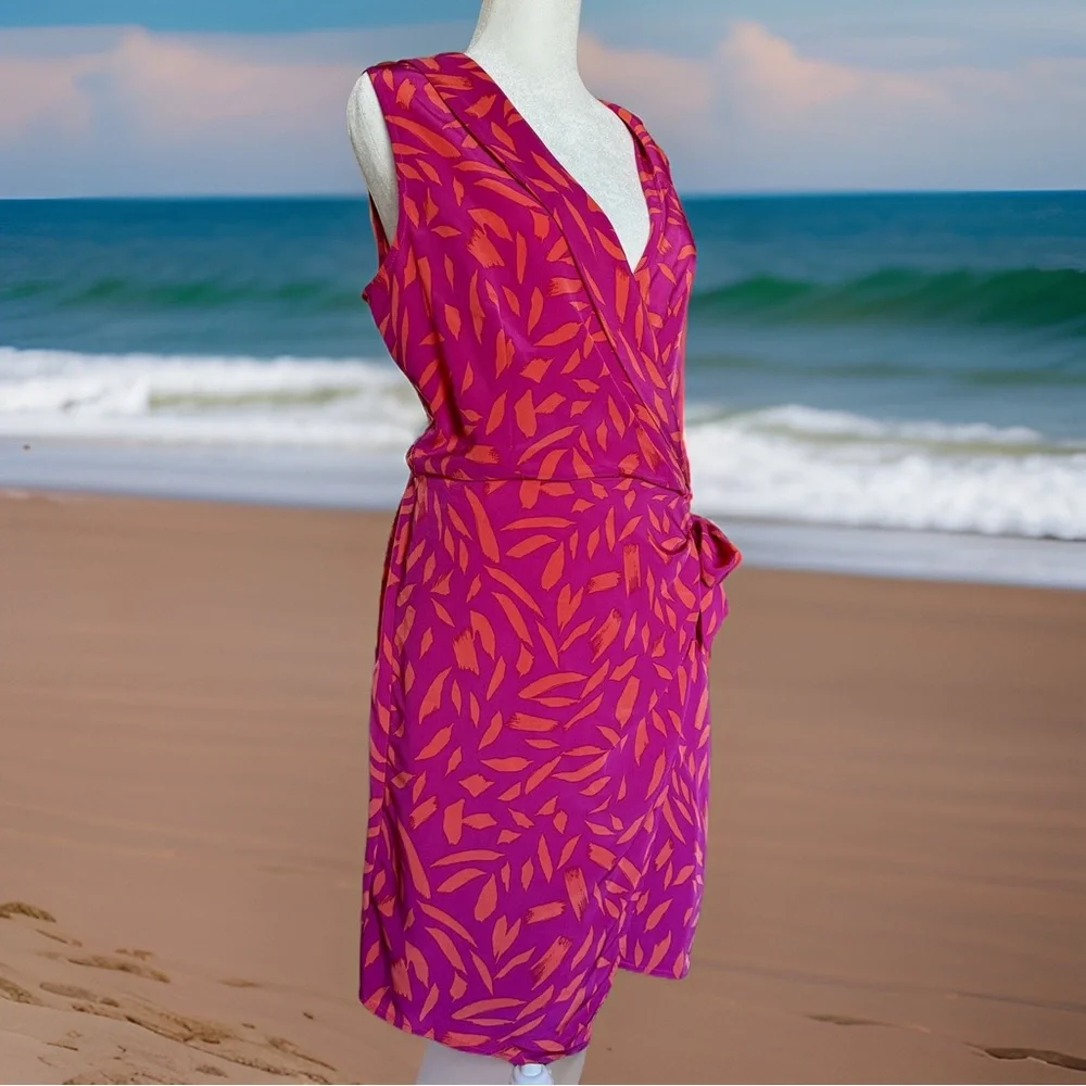 Wrap Dress Sz Med - Picture 4 of 16